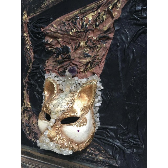 Celebrating the Spirit of Jordan Mixed Media Wall Sculpture by Pasqual Bettio of La - 4
