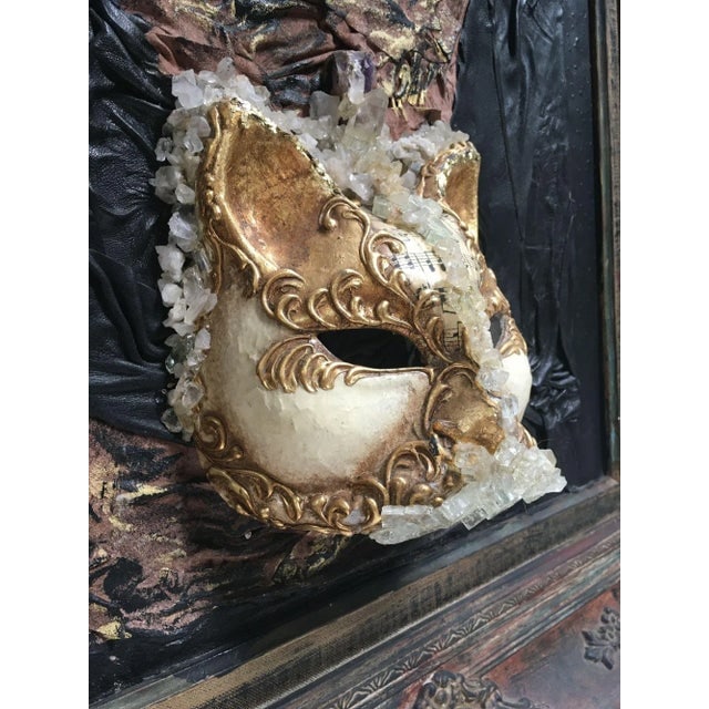 Celebrating the Spirit of Jordan Mixed Media Wall Sculpture by Pasqual Bettio of La - 5