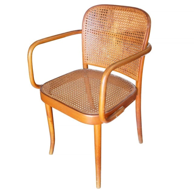 1920s Josef Hoffmann for Stendig Bentwood Cane Dining Chairs, Set of Six - 2