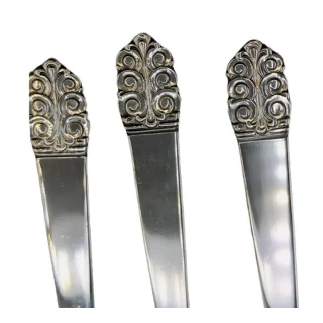 Set of 105 Sterling Silverware "Northern Lights" Set by International Silverware, 1940s - 2