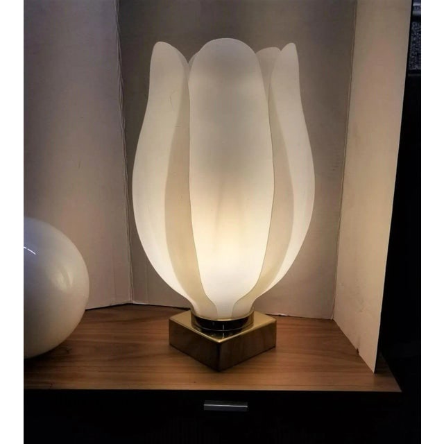 Oversized Acrylic Tulip Lamp in the Style of Roger Rougier - 5