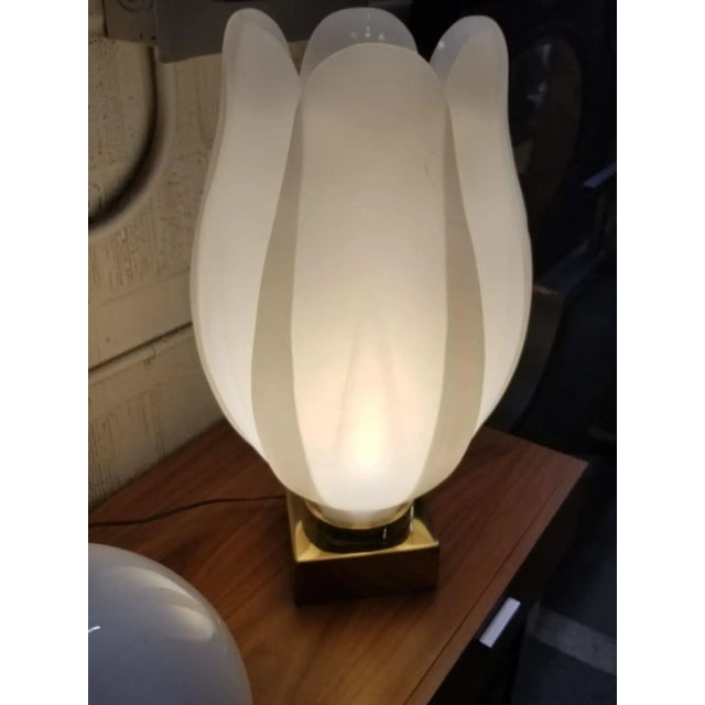 Oversized Acrylic Tulip Lamp in the Style of Roger Rougier - 7