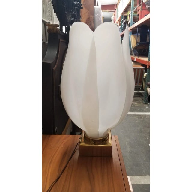 Oversized Acrylic Tulip Lamp in the Style of Roger Rougier - 9