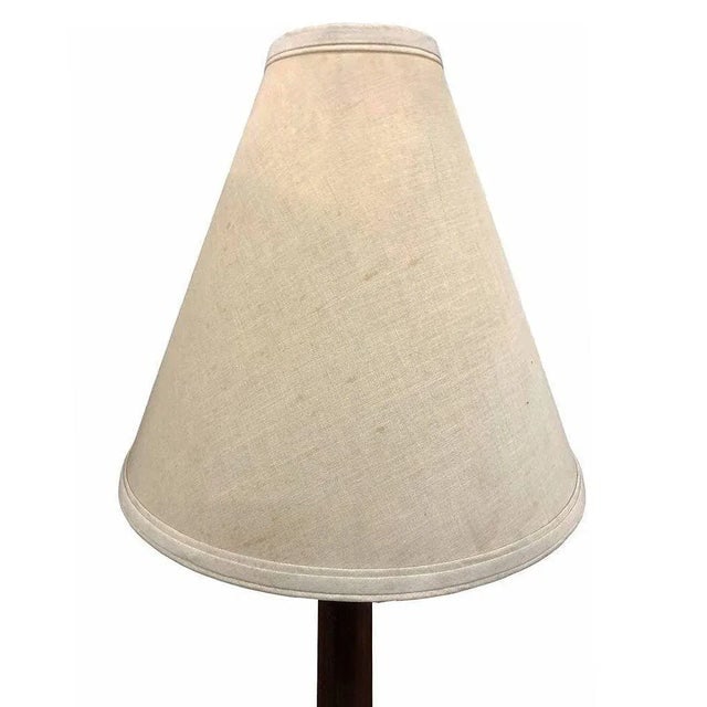 Nickel Bsica M2 Table Lamp by Santiago Roqueta for Santa & Cole With Large Shade - 6