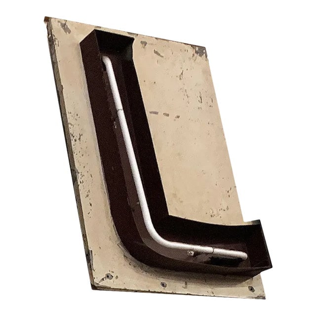 Large Vintage 1930s Neon Marquee Letter "L" From Pan American Auditorium: Title: Large Vintage 1930s Neon Marquee Letter "L" From Pan American Auditorium Description: Own a piece of Los Angeles history. This large neon marquee letter "L" comes from the interior of the iconi