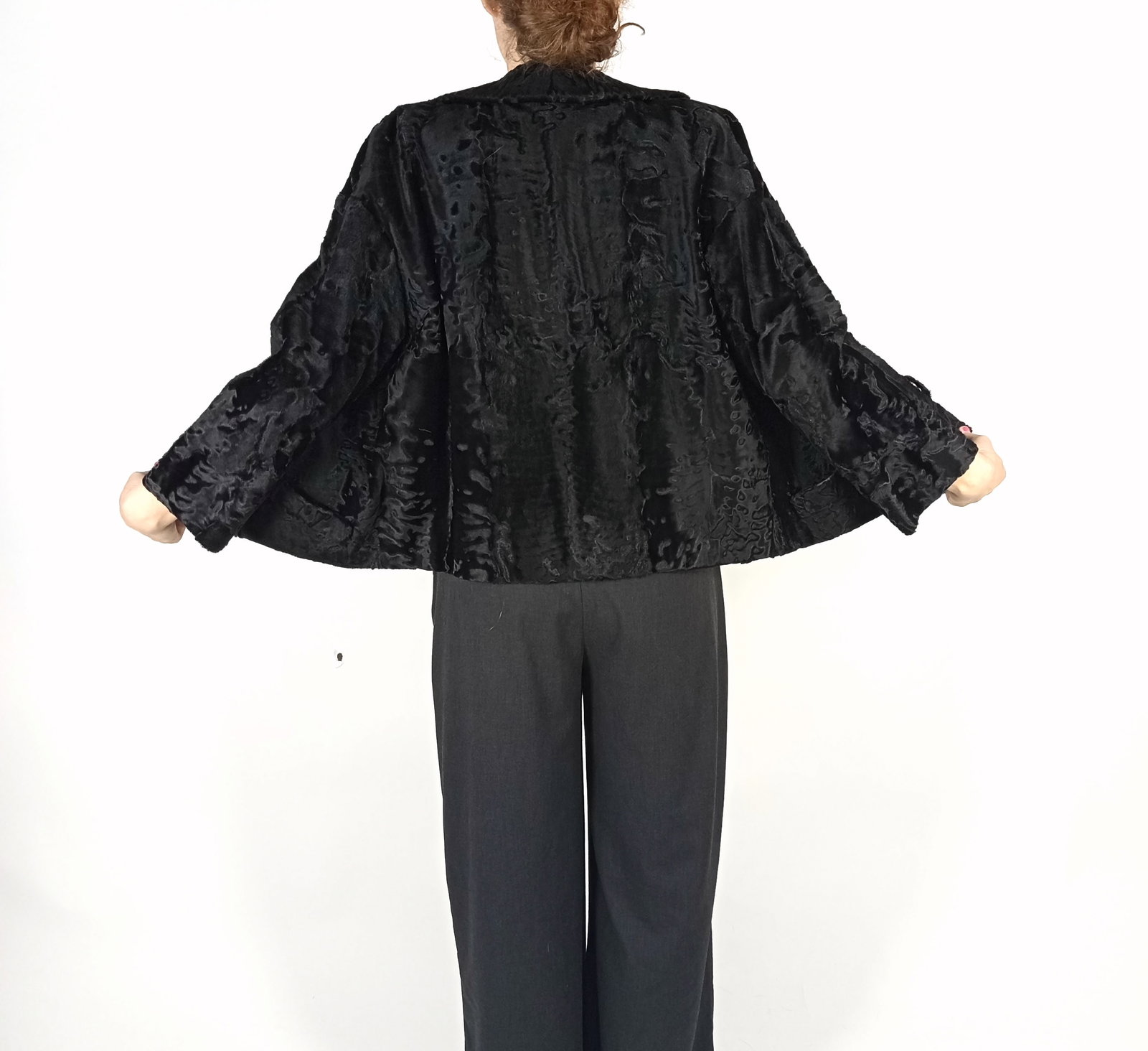 BROADTAIL PERSIAN LAMB FUR JACKET EU: L ; US: 16 - 5
