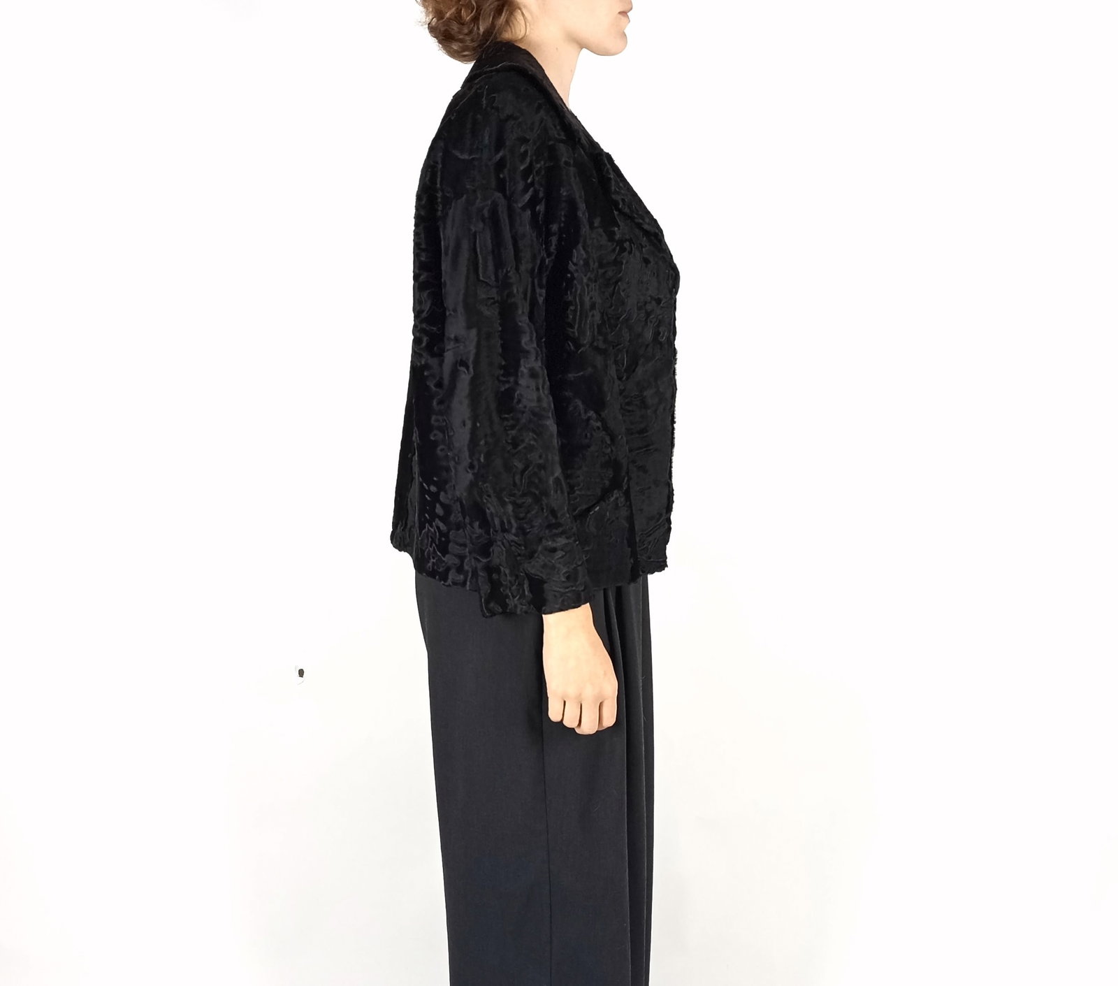 BROADTAIL PERSIAN LAMB FUR JACKET EU: L ; US: 16 - 6