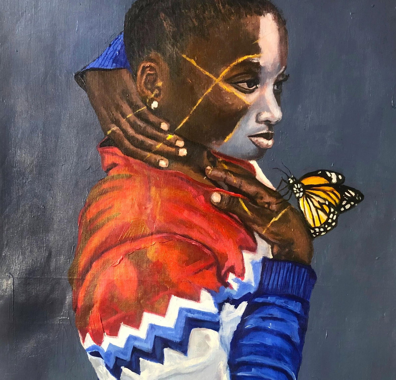 Aba Linus, Dialogue With Butterfly, 2022 - 3