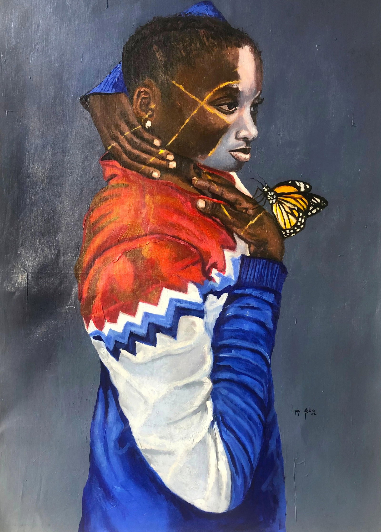 Aba Linus, Dialogue With Butterfly, 2022 - 4