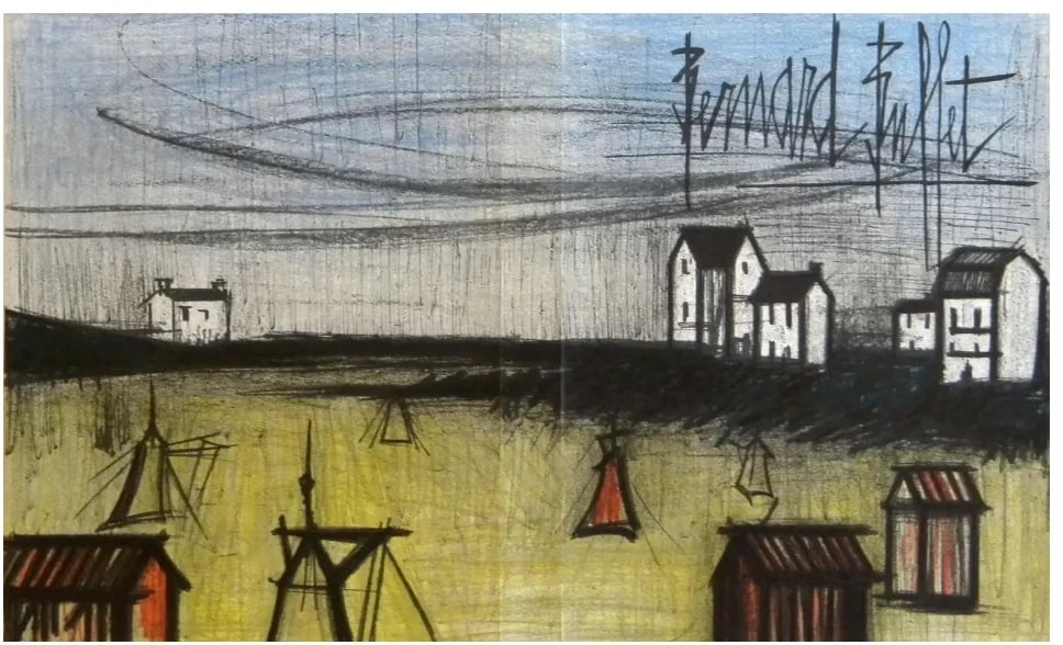 BERNARD BUFFET, 3 OF HIS BEST ORIGINAL LITHOGRAPHS - 3