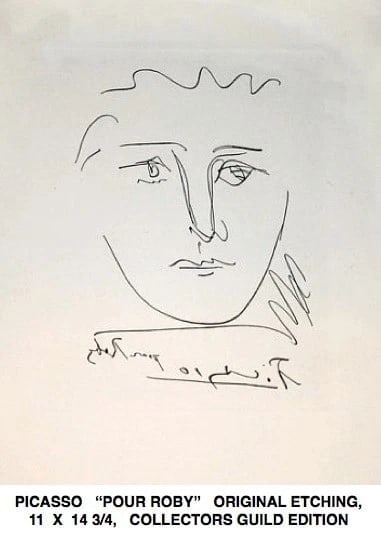 12 ORIGINAL LITHOGRAPHS & ETCHINGS,PICASSO,CHAGALL, DALI, MIRO - 2