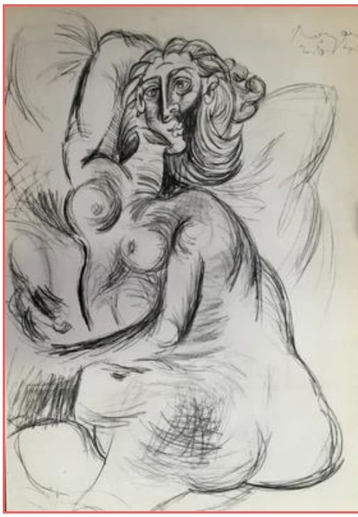 PICASSO, LITHOGRAPHS FROM MOUGIN BOOK. CONSIDERED HIS BEST LITHOS. - 2