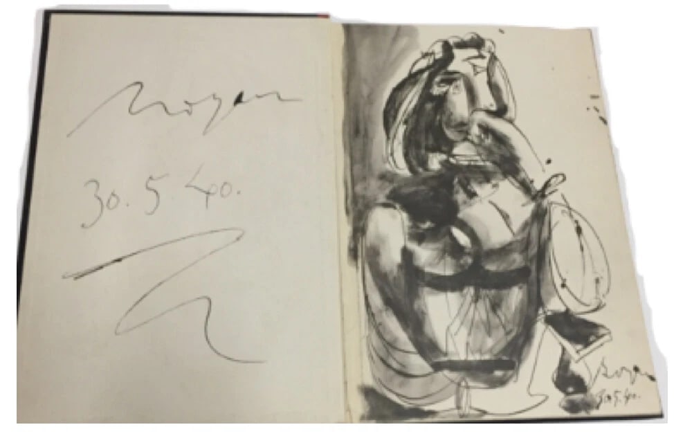 PICASSO, LITHOGRAPHS FROM MOUGIN BOOK. CONSIDERED HIS BEST LITHOS. - 6