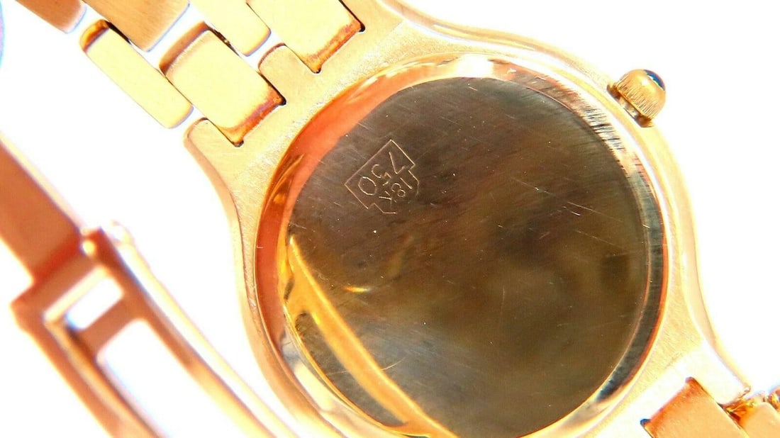 Cyma ladies gold diamond watch 14 karat** - 7