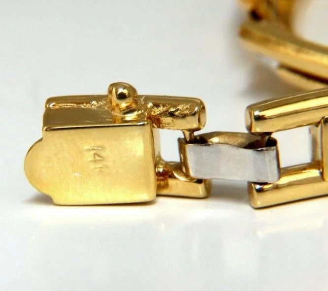 Menâ€™s Kinetic Sliding Geometric Pattern Bracelet 14 Karat 12610** - 6