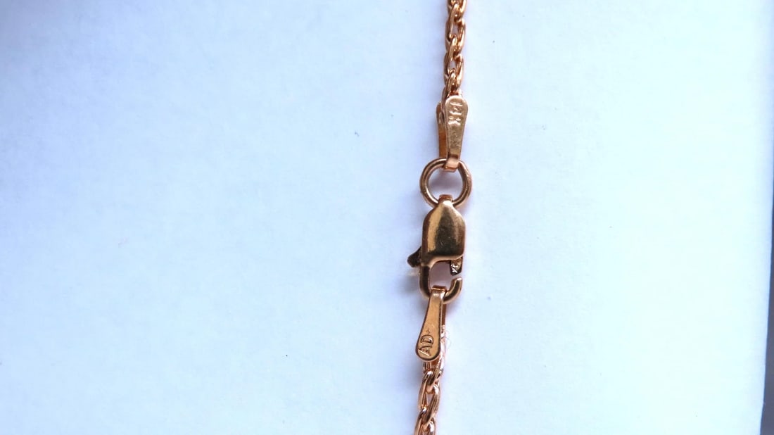 85ct Natural Citrine Amethyst Peridot Garnet Dangle Necklace 14kt 12403** - 3