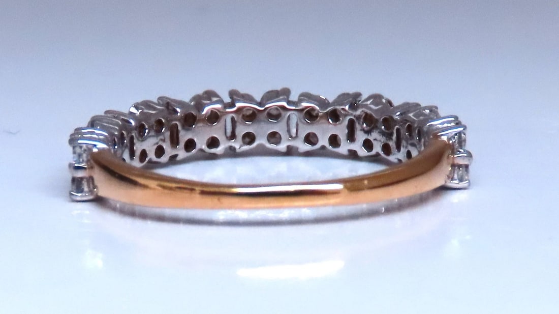 .75ct Natural Baguette & Round Diamonds Bank 18kt gold Flat 12290 *v - 6