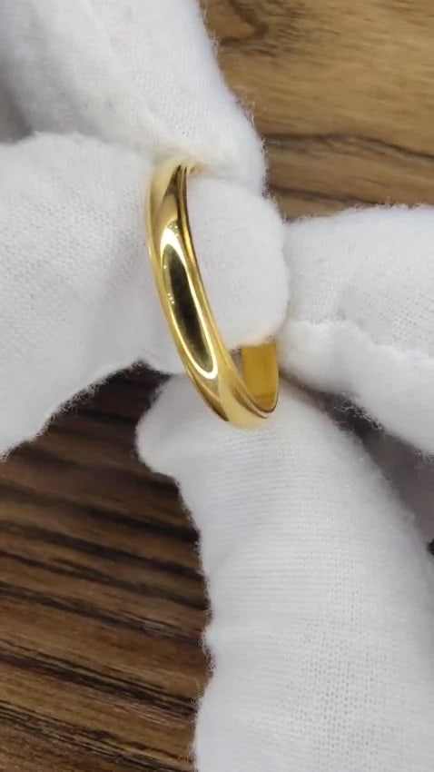 3.2mm Classic Band 14kt Gold 10.5 *v - 3