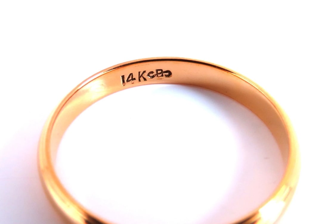 3.2mm Classic Band 14kt Gold 10.5 *v - 5