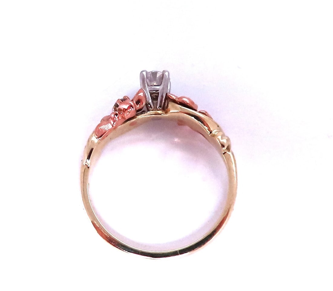 .22ct Natural Round Diamond Ring 14kt *v - 5