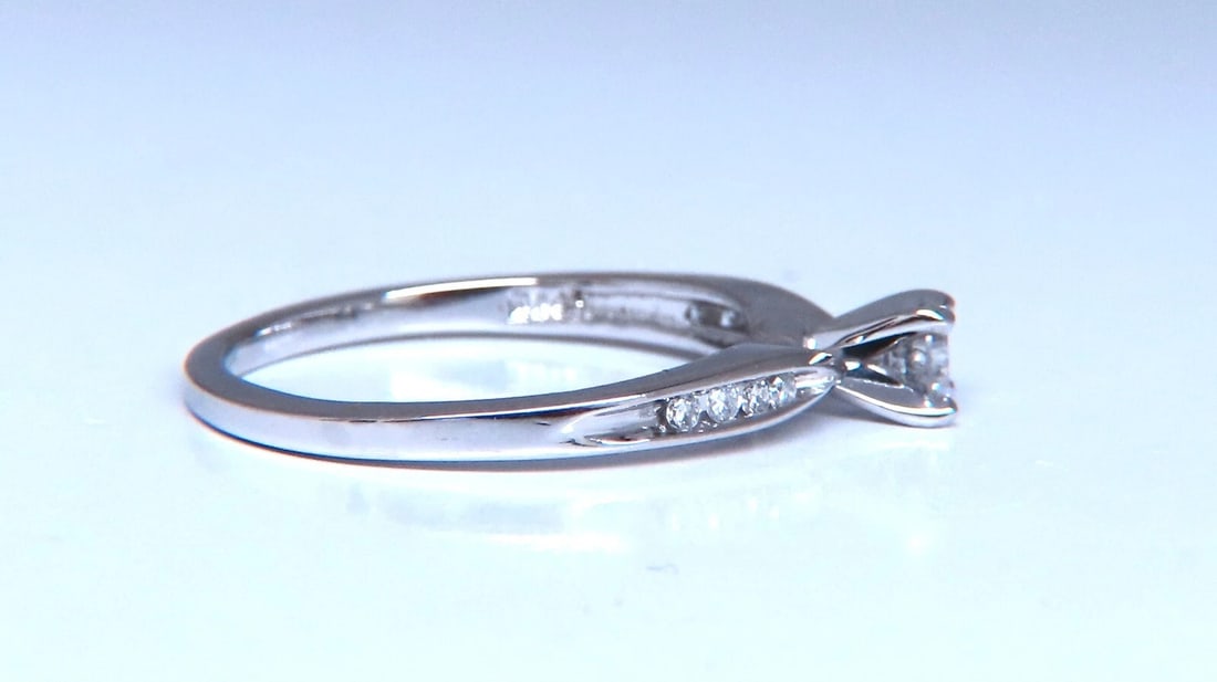 Traditional Natural Diamond Engagement ring .24ct 14kt Gold*v - 5