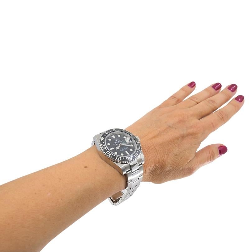 Rolex Stainless Steel GMT‑Master II 40mm Men’s Automatic Wristwatch - 3