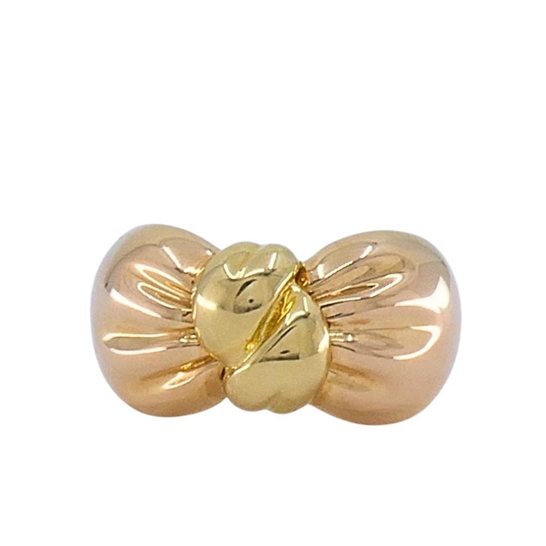 Van Cleef & Arpels 18k Two-Tone Gold Knot Ring - 5