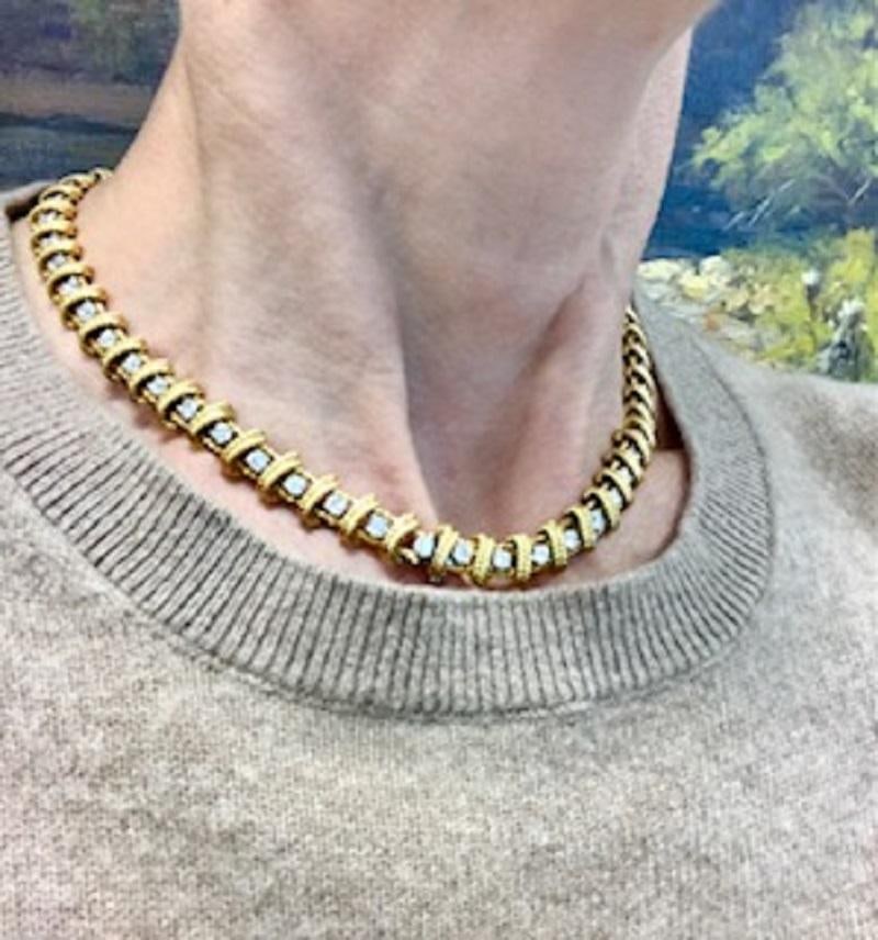 Ruser Diamond Necklace Two Bracelets Set Vintage Jewelry - 2