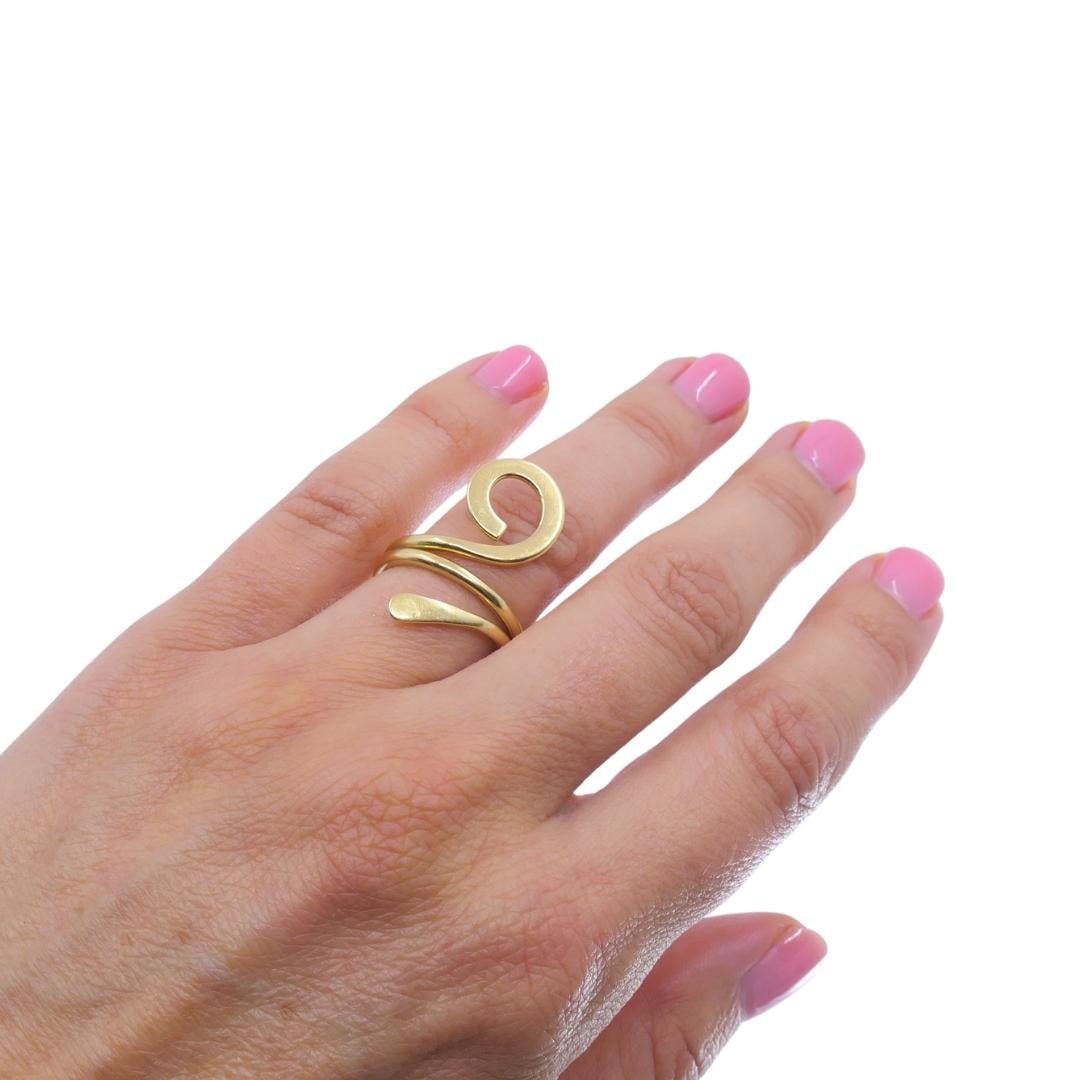Cartier Dinh Van 18k Yellow Gold Vintage Ankh Ring - 3