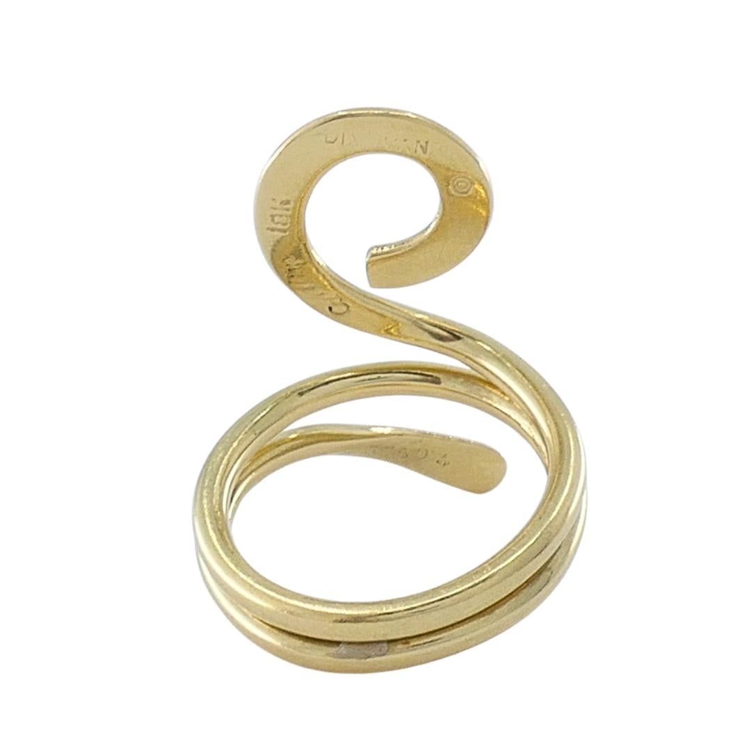Cartier Dinh Van 18k Yellow Gold Vintage Ankh Ring - 5