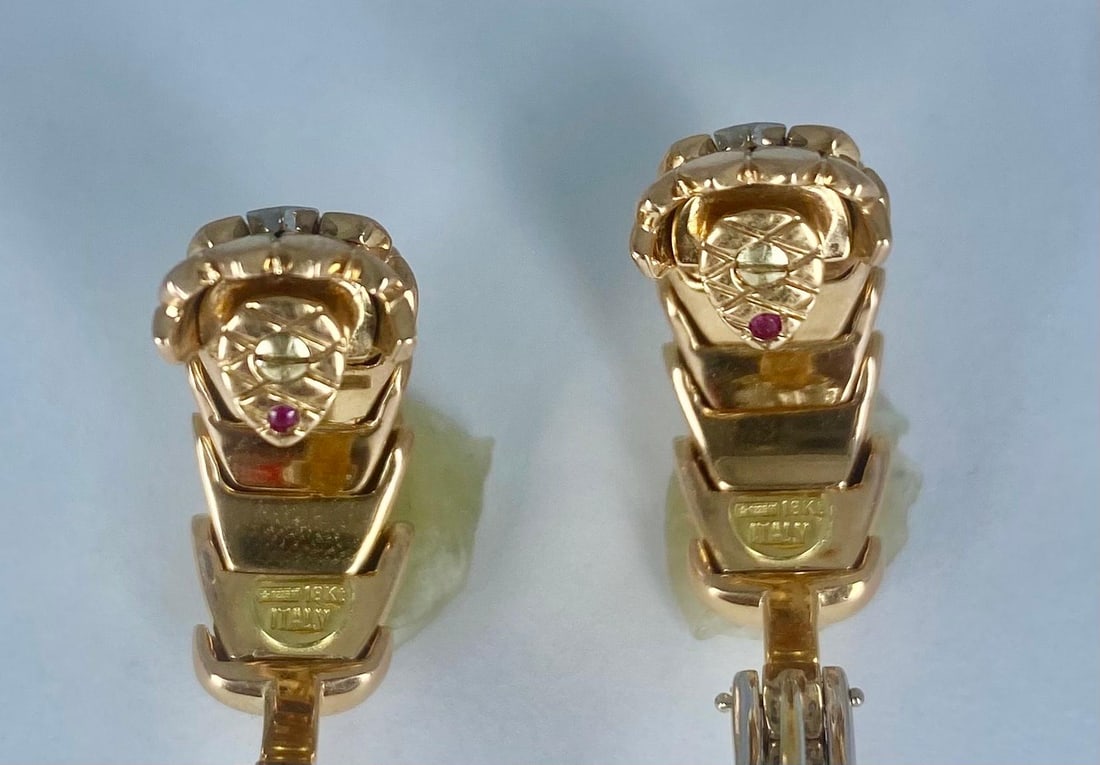 Vintage Roberto Coin Hoop Earrings - 4