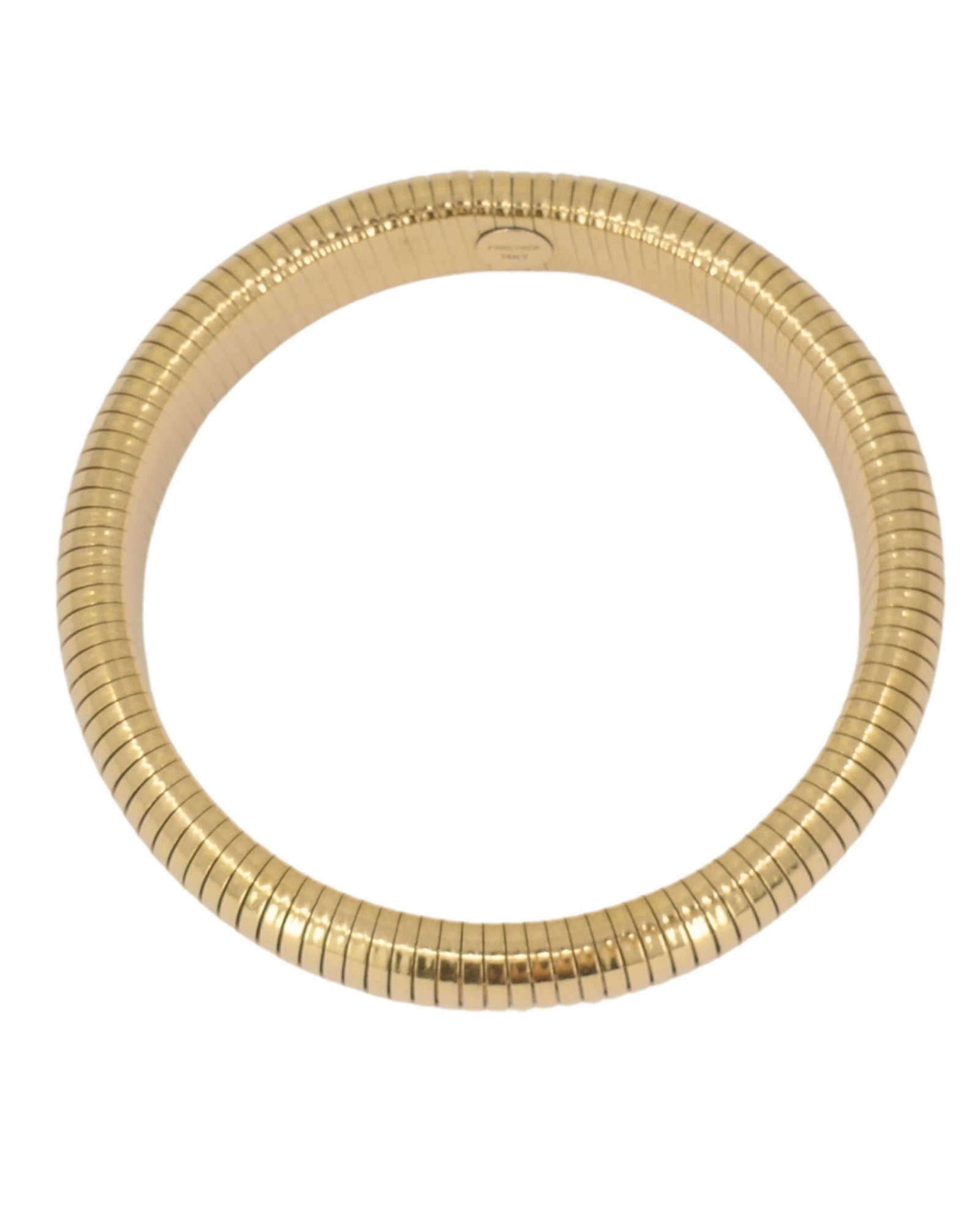 Forstner 14k Gold Bracelet Tubogas Style - 2