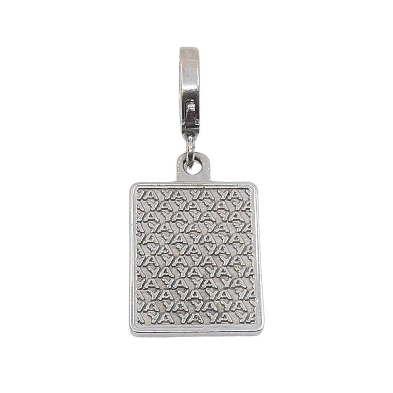 Vintage 12k Gold Domino Six Charm Pavé Diamond Bail - 5