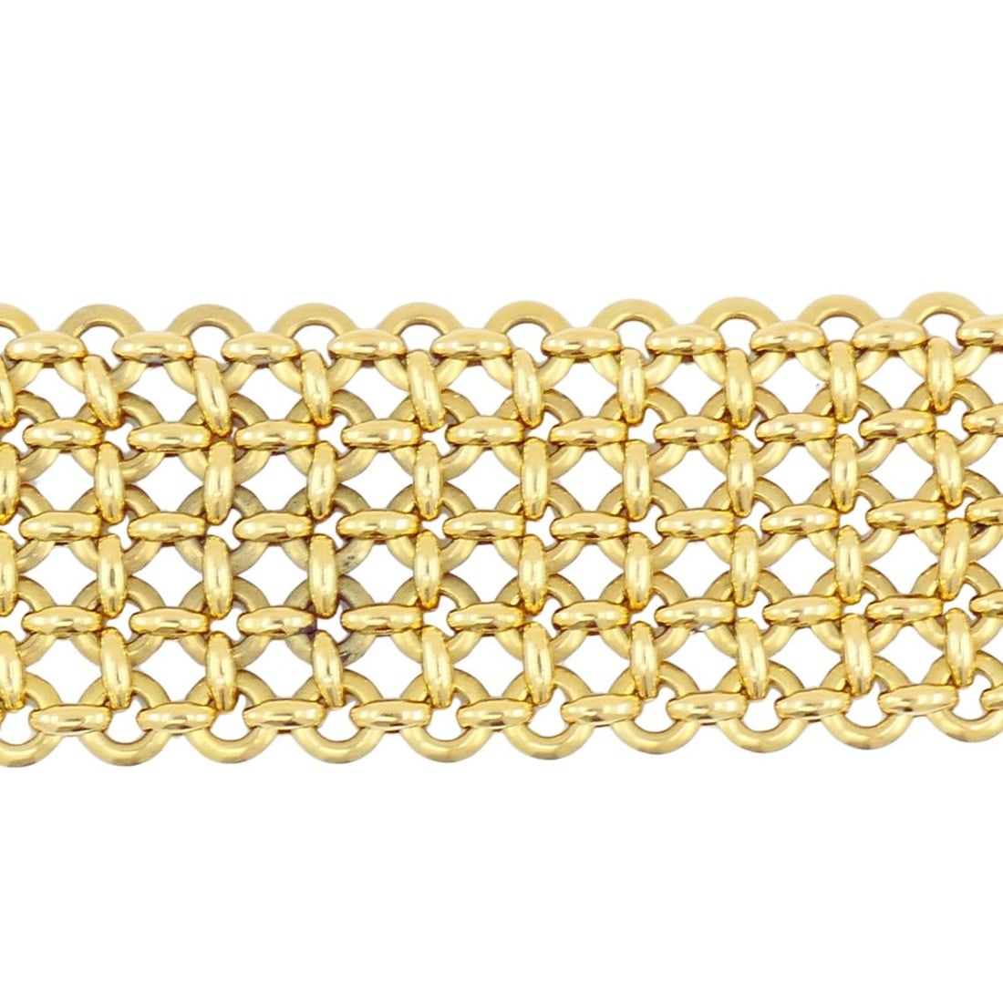 Cartier Penelope Bracelet Double C 18k Gold Diamond Link Bracelet - 5