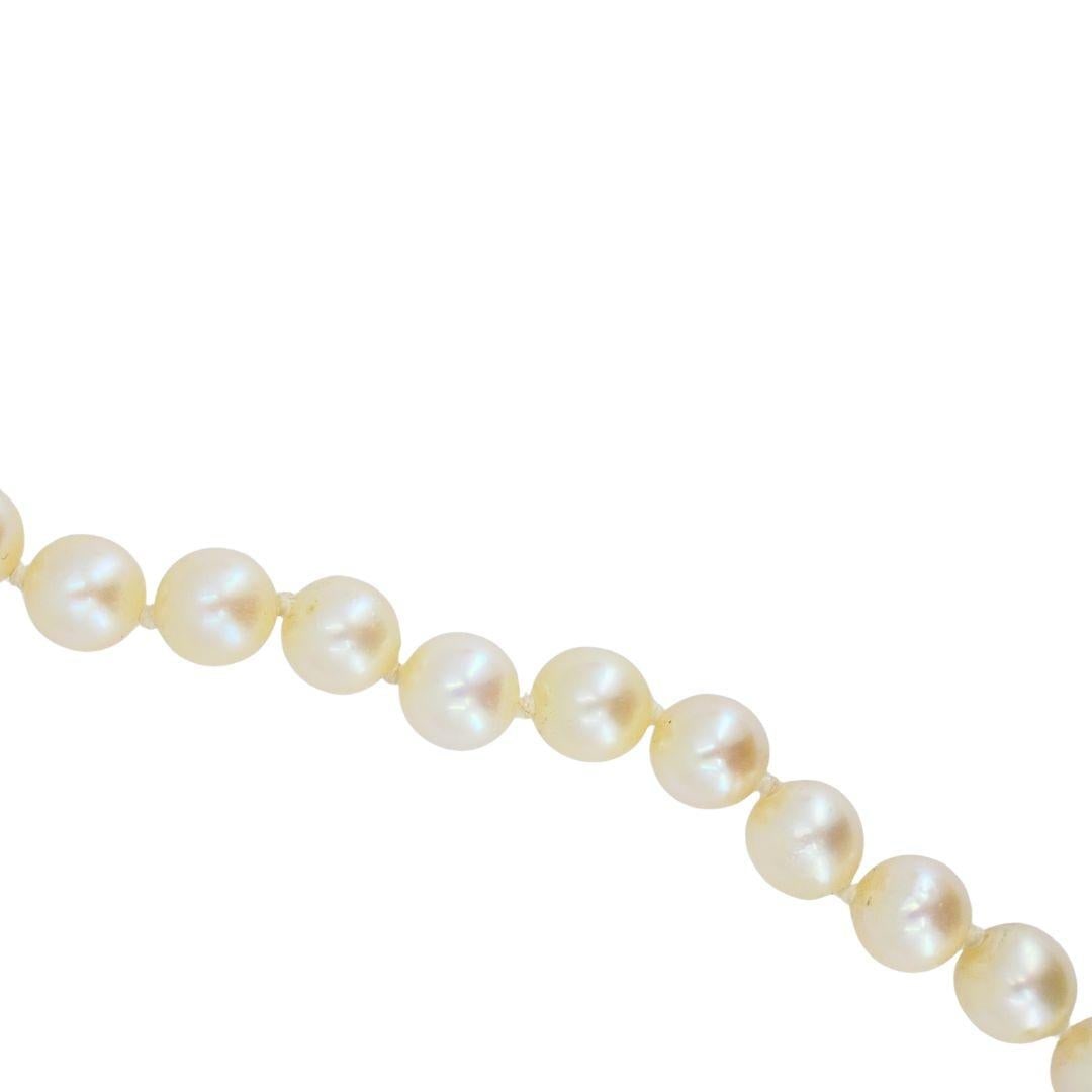 Vintage 14k Gold Cultured South Sea Pearl Strand Necklace - 5