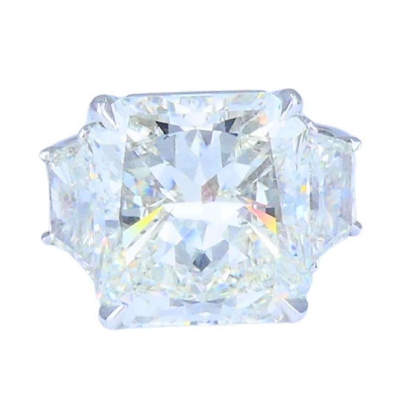 8.02-carat GIA Certified Diamond Ring 18k White Gold Modern Jewelry - 4