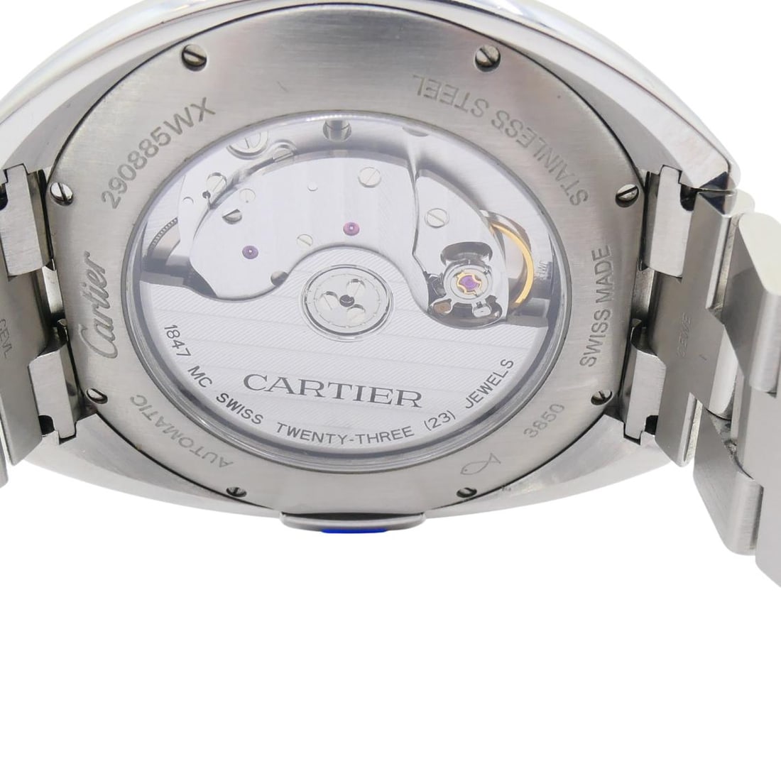 Cartier Clé de Cartier Stainless Steel Automatic Watch - 5