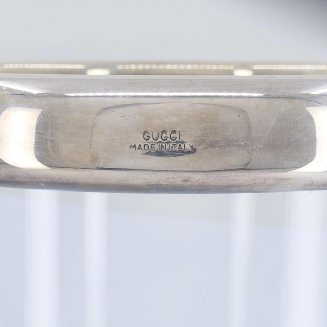 Vintage Gucci Italian Miid-Century Modern Silver Crystal Ice Bucket Vase - 2