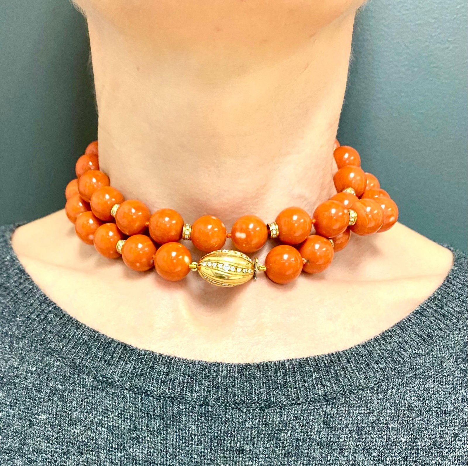 Bulgari Necklace Coral Gold - 2