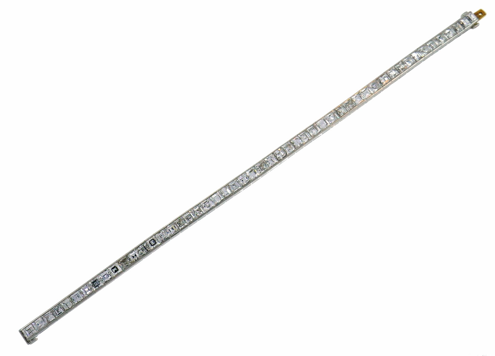 Tiffany & Co. Diamond Platinum Tennis Line Bracelet, 1950s - 3