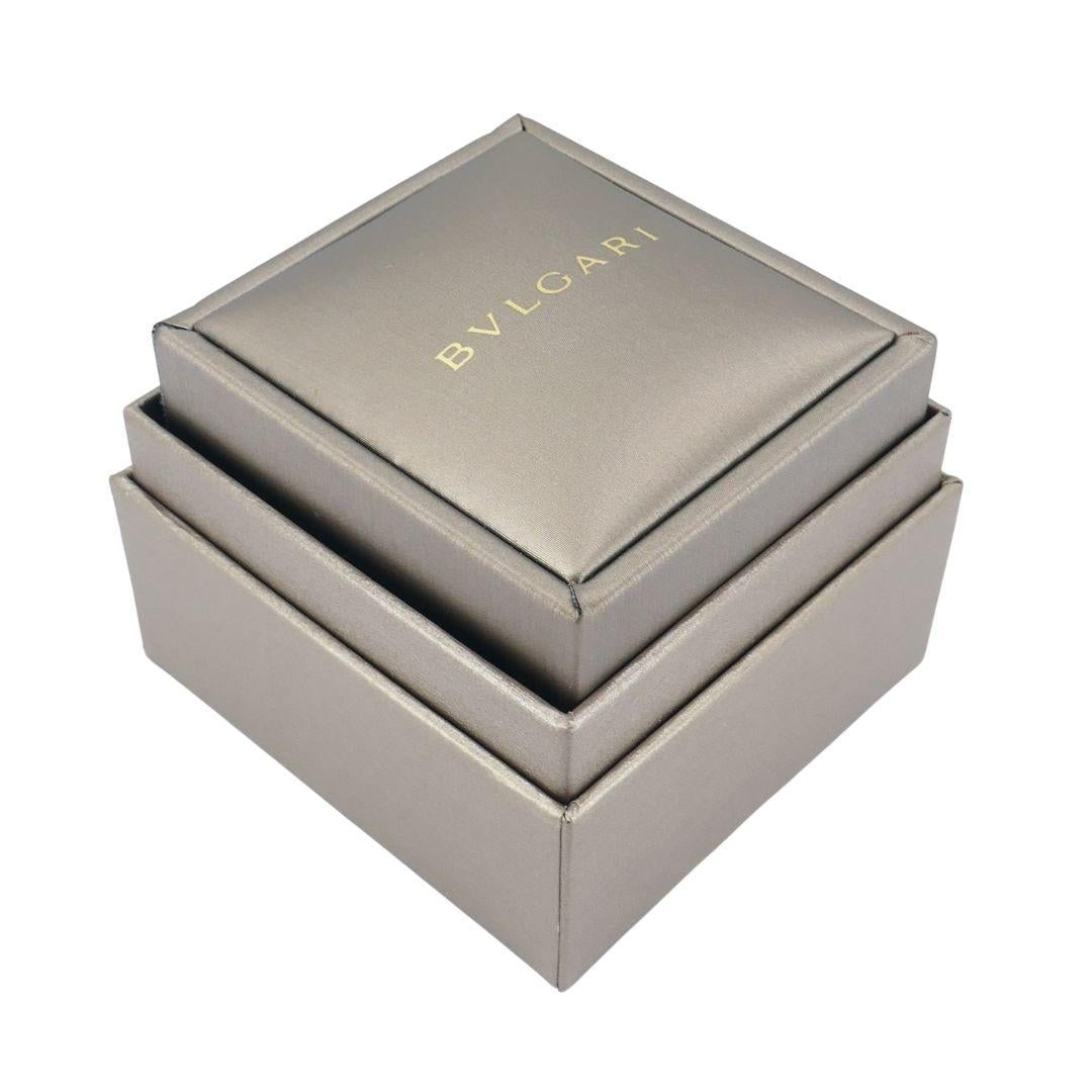 Bvlgari Yellow Sapphire Platinum Eternity Band Ring - 4