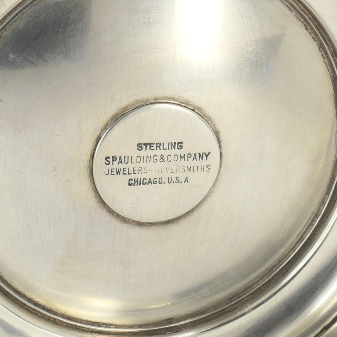 Antique NeoClassical Sterling Silver Spaulding & Co. Centerpiece Bowl - 2