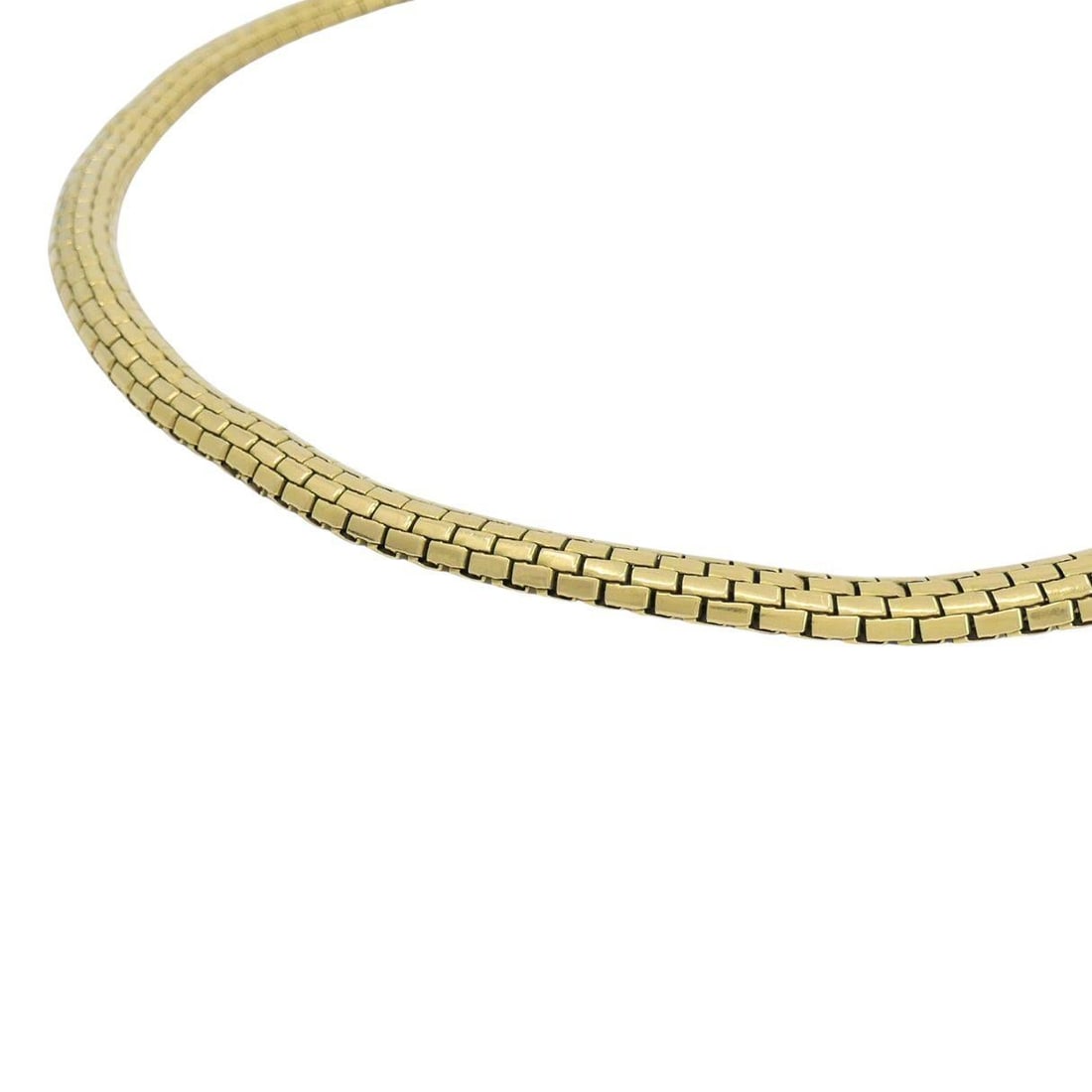 Cartier Paris 18k Gold Flexible Link Collar Necklace Mid-Century - 3