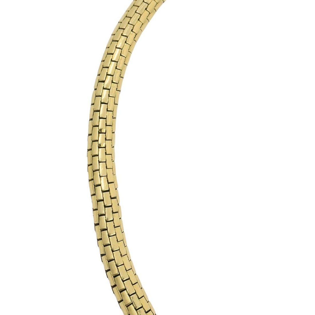 Cartier Paris 18k Gold Flexible Link Collar Necklace Mid-Century - 4