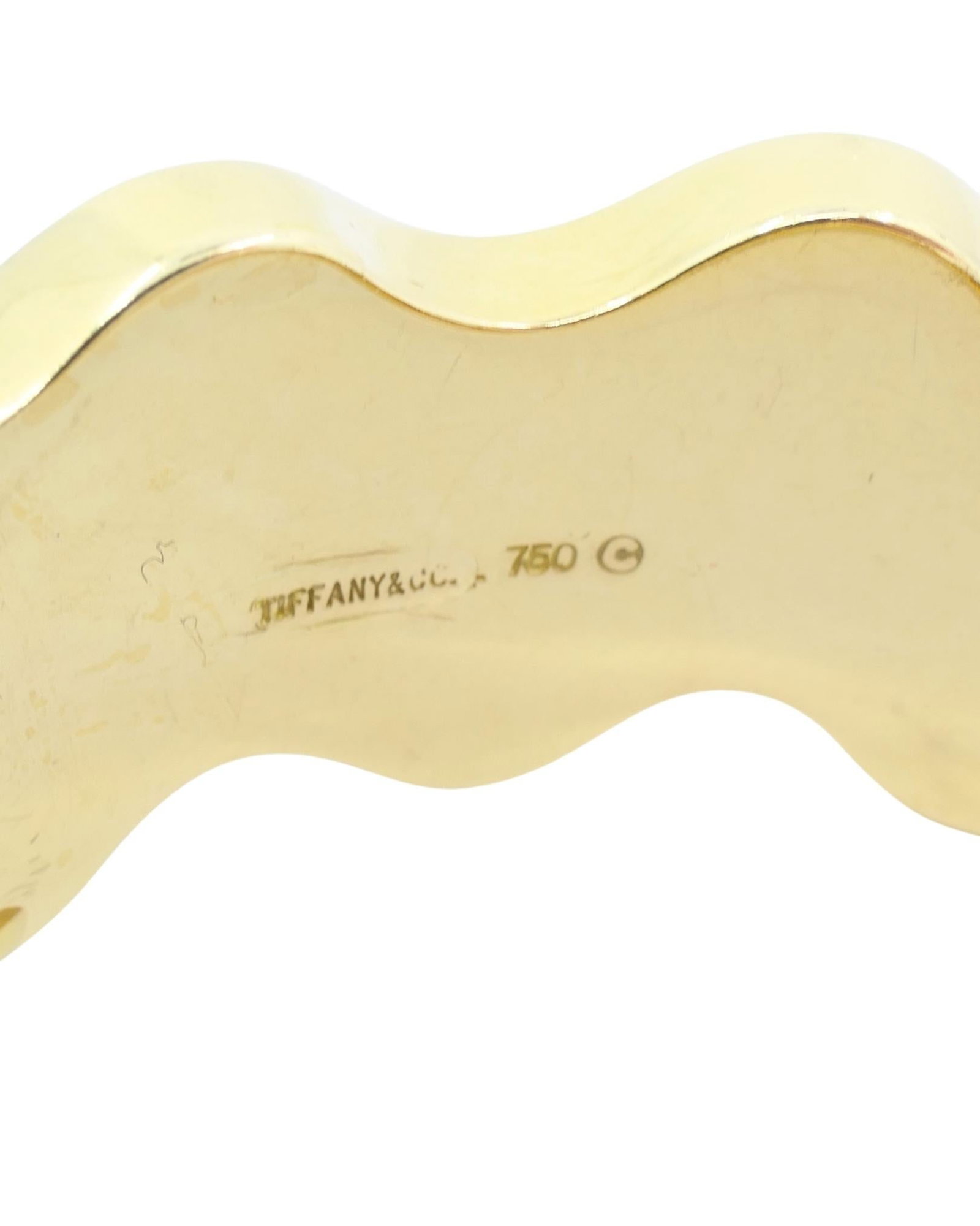 Angela Cummings for Tiffany & Co. Geometric Cuff 18k Gold Bracelet - 5