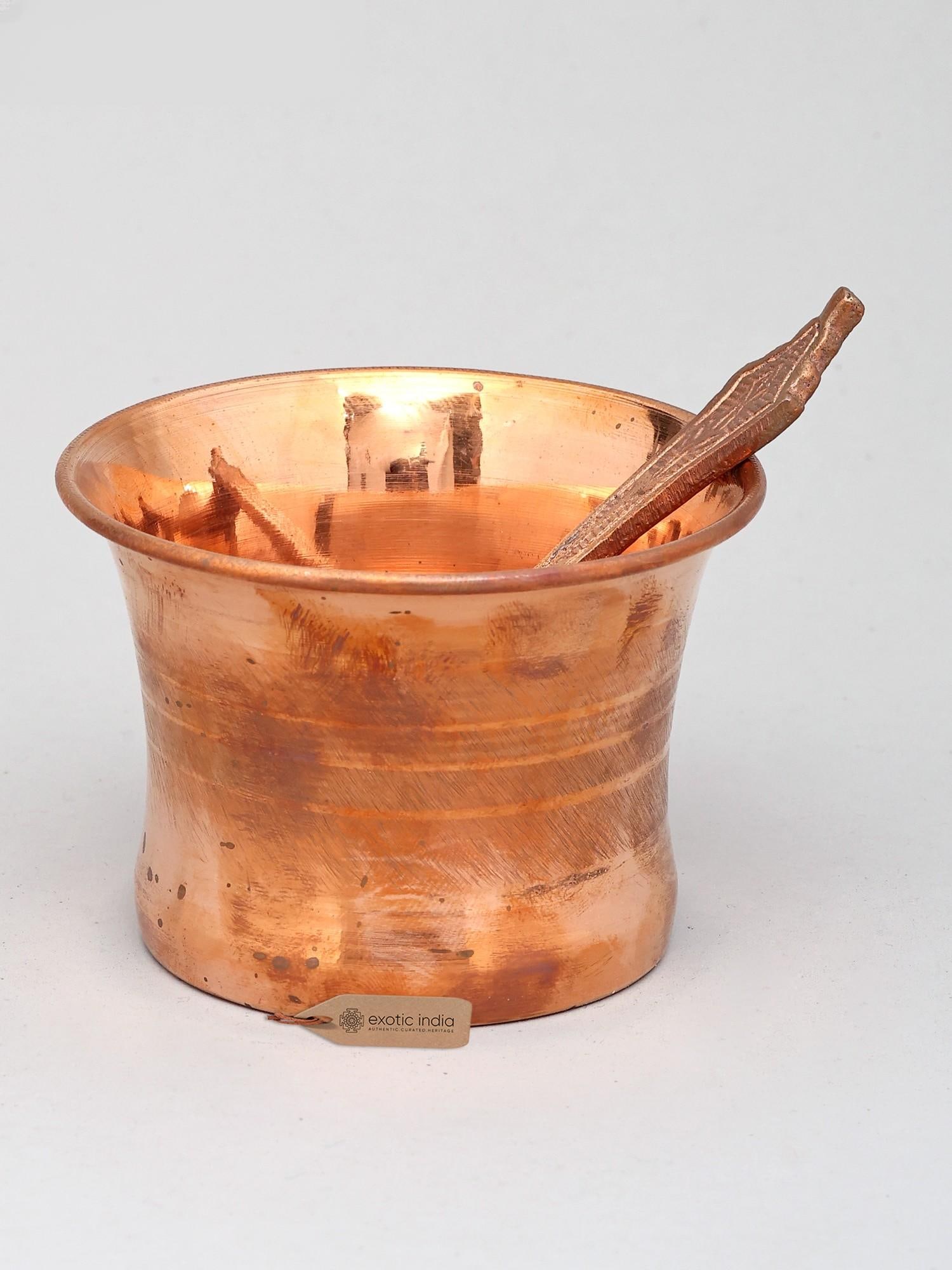 3" Small Pancha Patra in Copper (1 of 2)