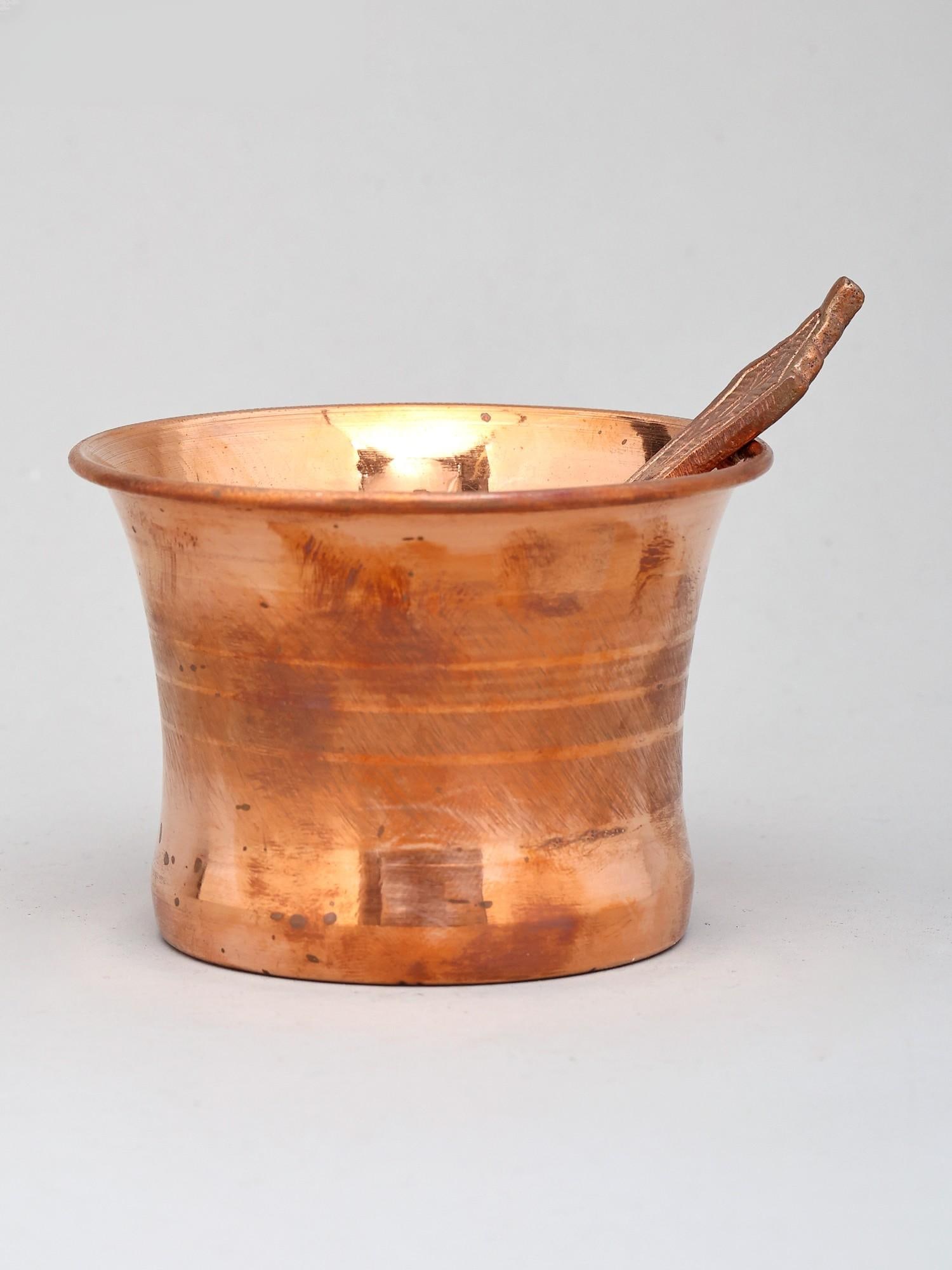 3" Small Pancha Patra in Copper - 2