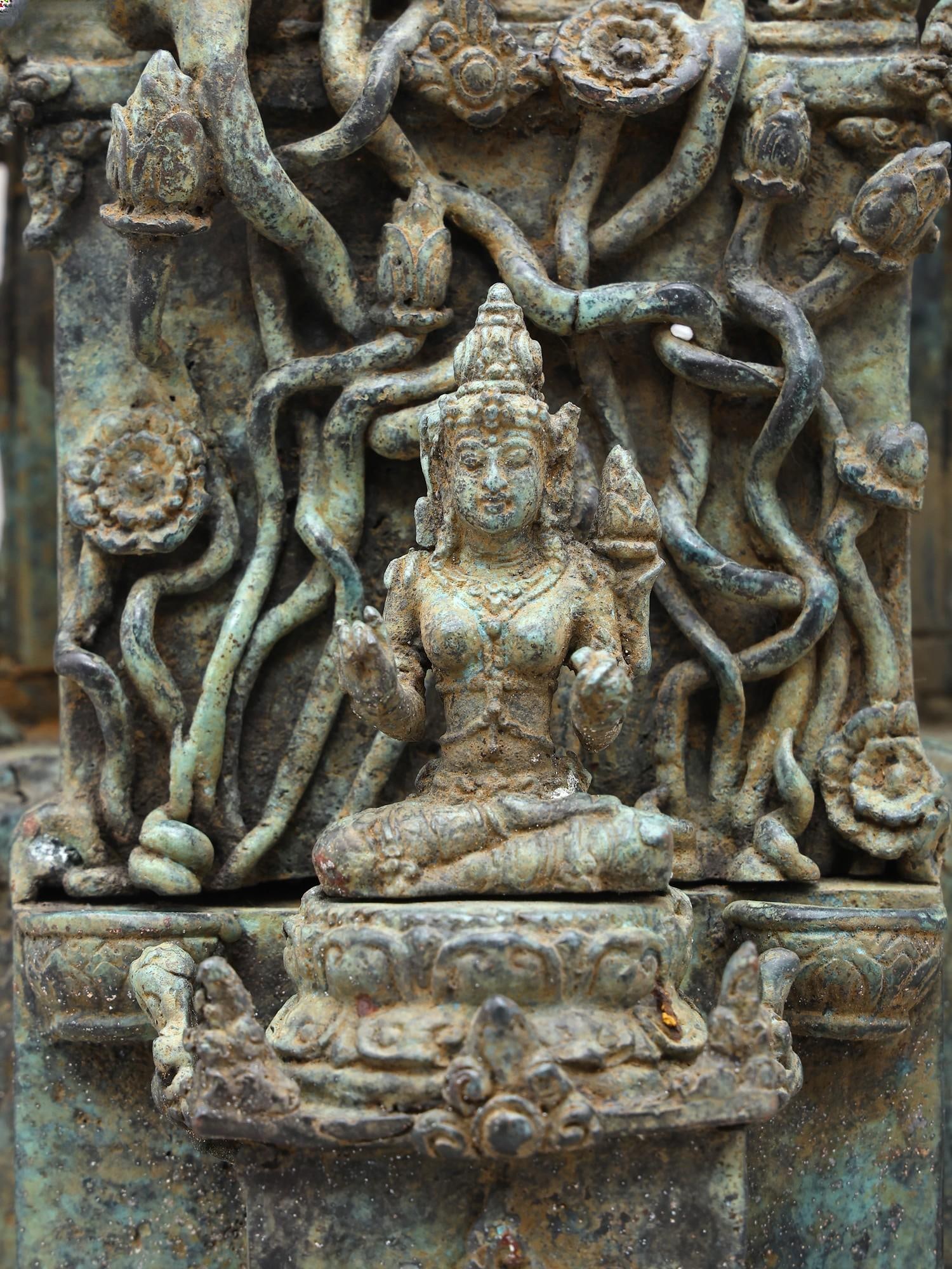 15" Universe of Goddess Tara | Brass Statue - 2