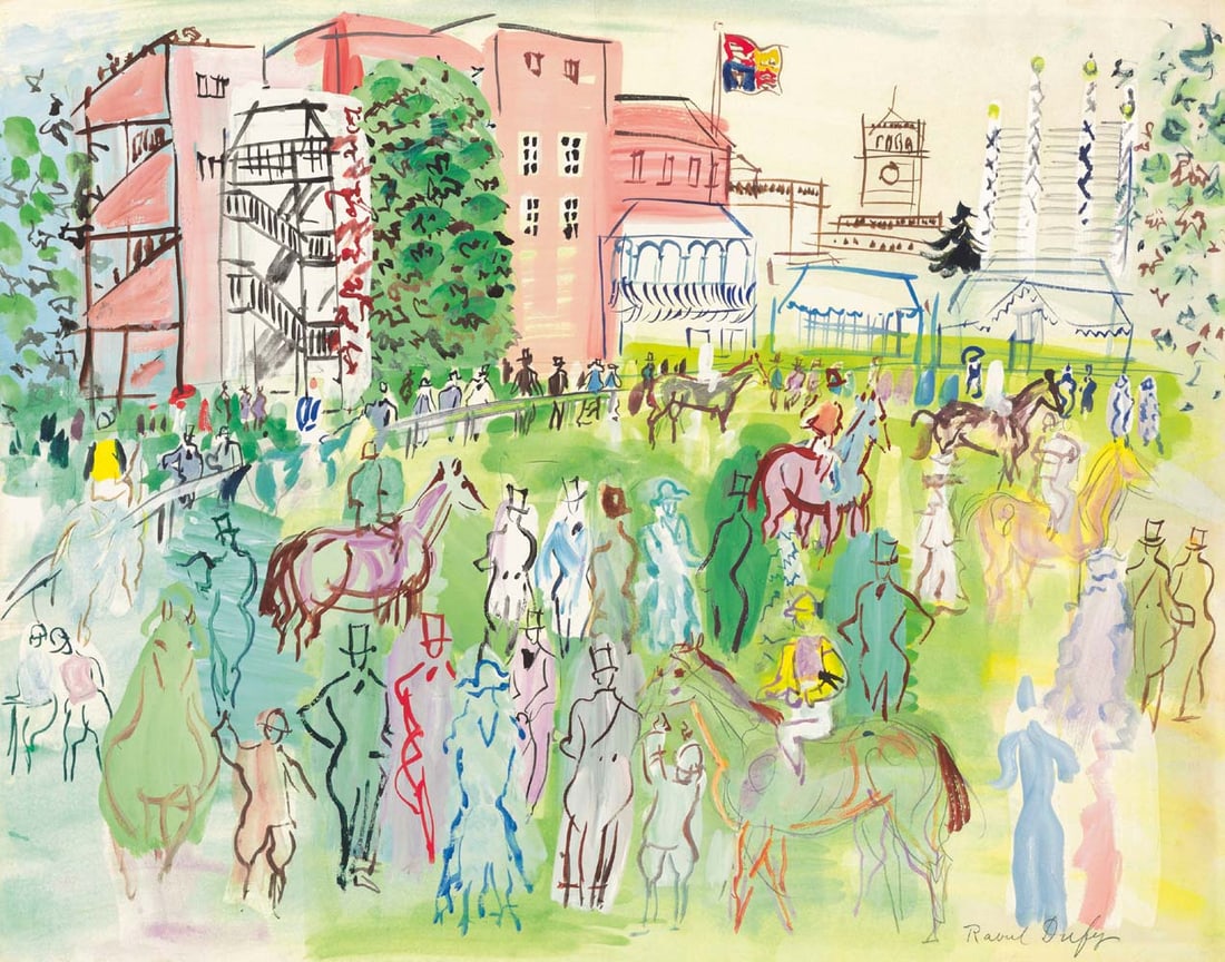 Raoul Dufy Royal Ascot Giclee Ltd Edition (1 of 1)