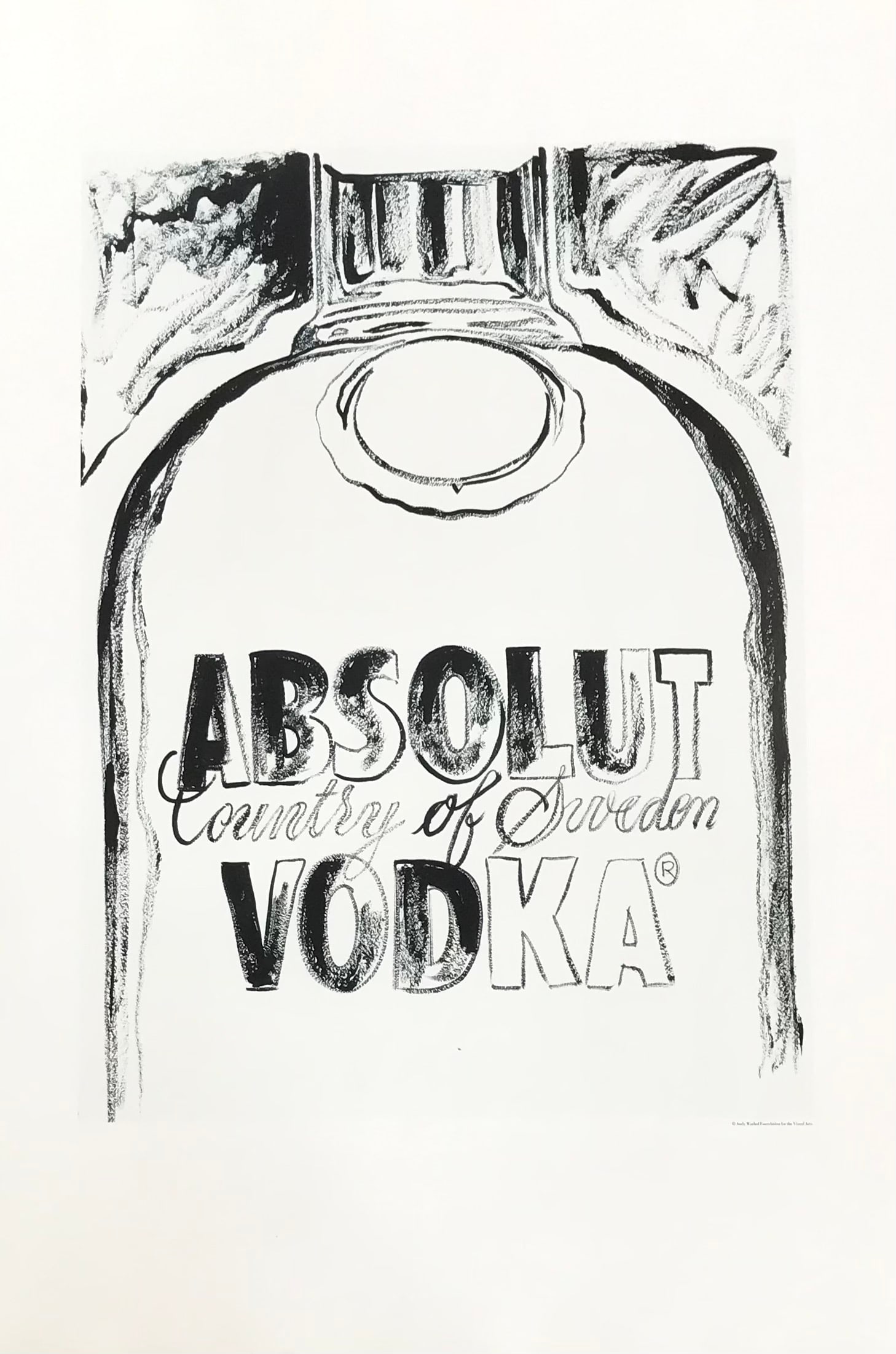 1999 Andy Warhol print Pop Art Absolut Vodka 7: Artist: Andy Warhol Country: USA Title: Absolute Vodka 7 Printed: Offset on luster paper, 1999 Paper Size: 19.50 x 13.50 inch Provenance: Catalog Andy Warhol Condition: Very Good Andy Warhol (1928-